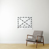 Tenture Yut Nori Jeu coréen (En situation (horizontale))