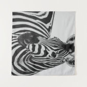 TENTURE ZEBRA NOIR ET BLANC (Devant (Horizontal))