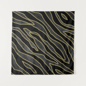 Tenture Zebra Stripes : Abstrait Monochrome Sans Seamless. (Devant (Horizontal))