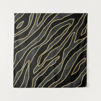 Tenture Zebra Stripes : Abstrait Monochrome Sans Seamless.