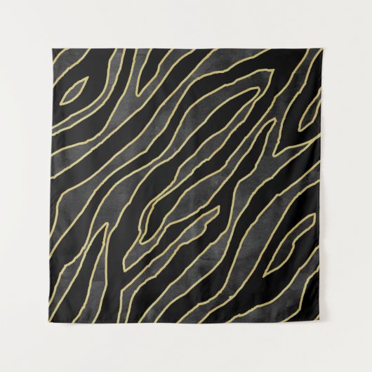 Tenture Zebra Stripes : Abstrait Monochrome Sans Seamless. (Devant)