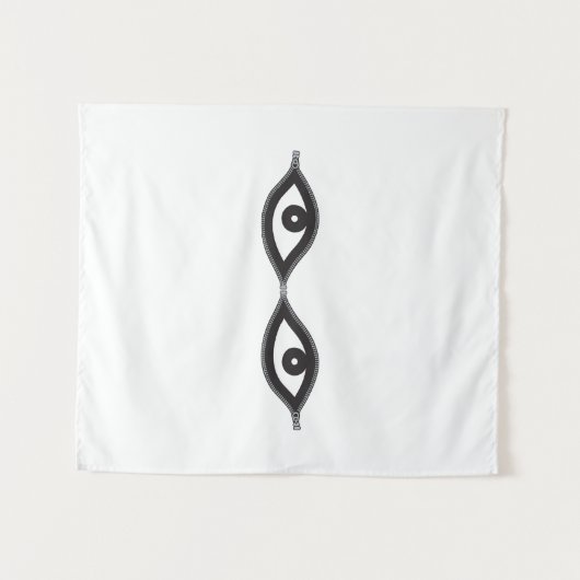 Tenture Zipper eyes (Devant (Horizontal))