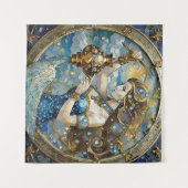 Tenture Zodiac - Aquarius Le Porteur D'Eau (Devant (Horizontal))