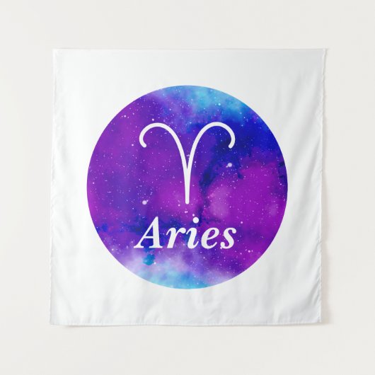 Tenture Zodiac Space Nebula Aries (Devant)