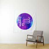 Tenture Zodiac Space Nebula Scorpio (En situation (horizontale))