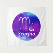 Tenture Zodiac Space Nebula Scorpio (Devant)