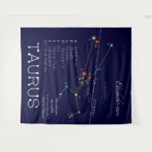 Tenture Zodiaque Taurus (Devant (Horizontal))