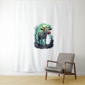 Tenture Zombie Cow Apocalypse (En situation)