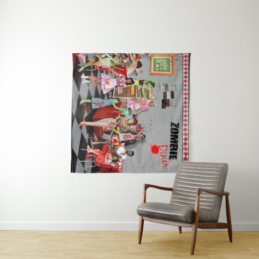 Tenture Zombie Diner (En situation (horizontale))