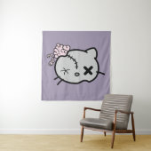 Tenture Zombie Kitty (En situation)