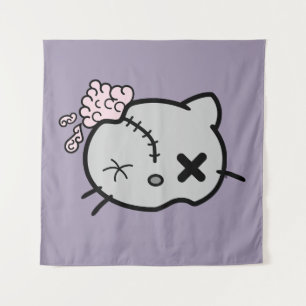 Tenture Zombie Kitty