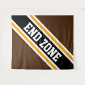 Tenture ZONE DE FIN Gras Athlétisme Brown Black Racing Str (Devant (Horizontal))