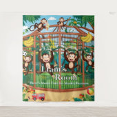 Tenture Zoo tapestry for a child's room (Devant)