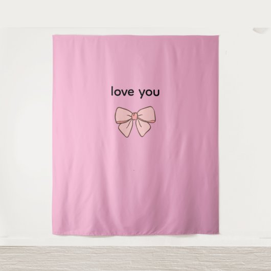 Tentures motif noeu papillons (Devant)