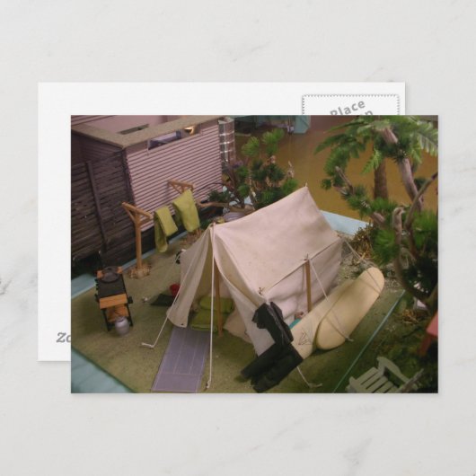 tentvormige briefkaart (Voorkant / Achterkant)