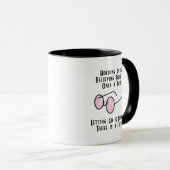 Tenu est Croire qu'il n'y a qu'un Passé Mug (Devant droit)
