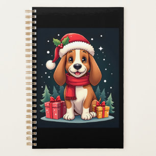 Tenues de Noël pour chien Basset Hound Chapeau de 