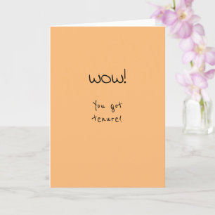 Tenure Gefeliciteerd Fun Kaart