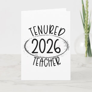 Tenure Promotie 2026 Gefeliciteerd Met Tenure Lera Kaart