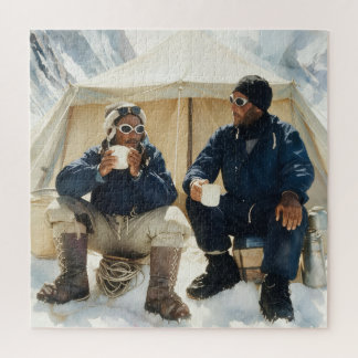 Tenzing Norgay Edmund Hillary De Everest Overwinne Legpuzzel