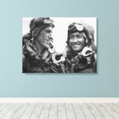 Tenzing Norgay Edmund Hillary Everest 1953 Canvas Afdruk (Insitu (Houten vloer))