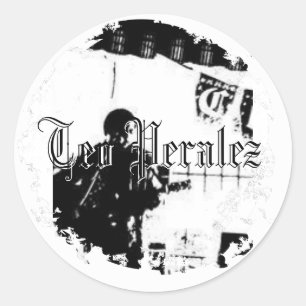 Teo Peralez - Ronde Trekkers met vervorming Sticker