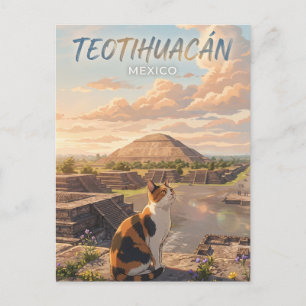 Teotihuacán Archeologische Zone Mexico Briefkaart