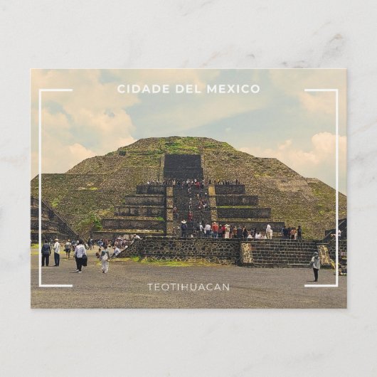 Teotihuacan  briefkaart (Voorkant)