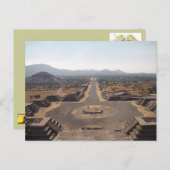 teotihuacan briefkaart (Voorkant / Achterkant)