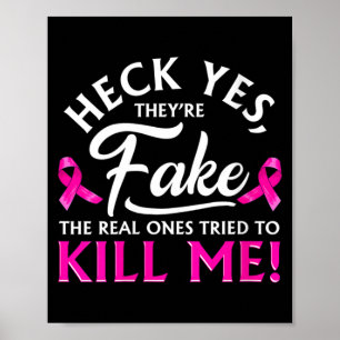 Tepelborstkankerbewustzijn Nepborst Poster