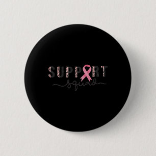 TepelKanker Bewustzijn Luipaard Roze Lint  Ronde Button 5,7 Cm