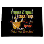 Tequila 60th Birthday Party Collectie Large Cadeautasje (Voorkant)