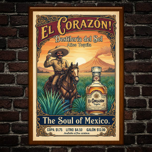  Tequila Adverteren Poster