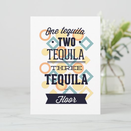 Tequila Bedankkaart (Staand voorkant)