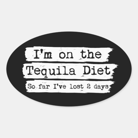 Tequila Dieet Stickers (Voorkant)