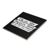 Tequila Diet Tile Tegeltje (Zijkant)
