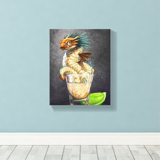 Tequila Dragon 8x10 Impression (Insitu (Plancher de Bois))