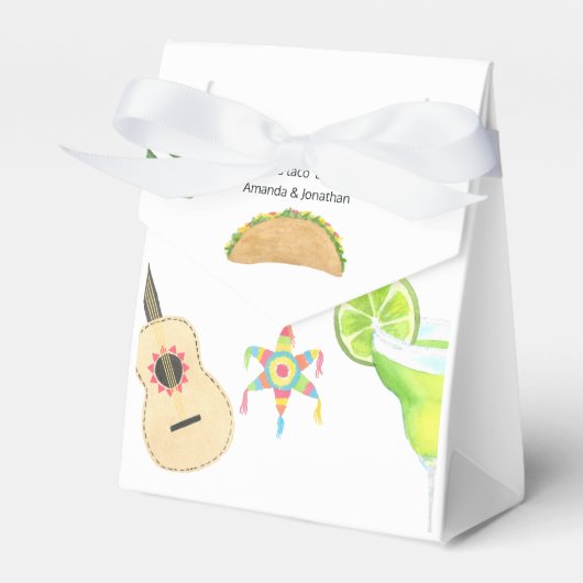 Tequila en Tacos Bedankdoosjes (Voorkant Zijde)