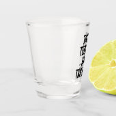 Tequila en Tan Lines Funny Quote Shot Glas (Links)