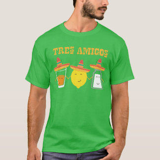 Tequila en vrienden zout en citroen maakt het fami t-shirt