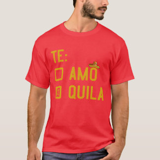 Tequila Fan Meican Drank Feest Meico Fan vriend T-shirt
