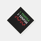 Tequila Funny Tequila Drinker Mexican Drink Gift Servet (Hoek)