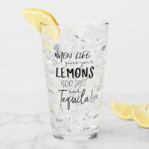 Tequila Glass wanneer het leven je citeert Glas