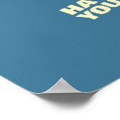 Tequila: Hugged je Toilet vandaag Poster (Hoek)