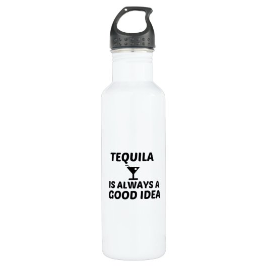 TEQUILA IS ALTIJD EEN GOED IDEE WATERFLES  (Voorkant)