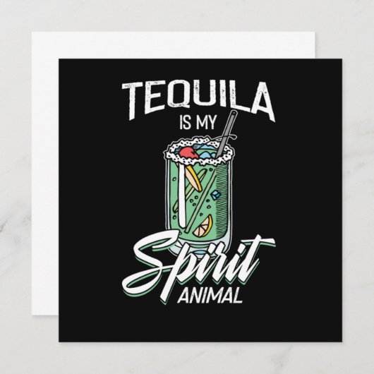 Tequila is m'n pietluis... kaart (Voorkant / Achterkant)