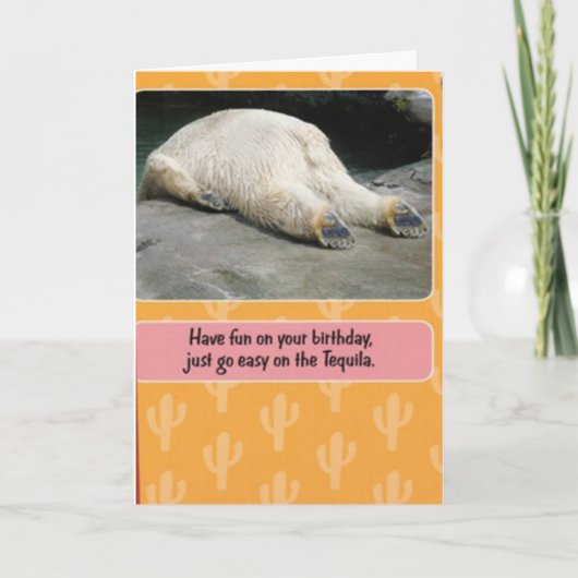 TEQUILA KAART (Voorkant)