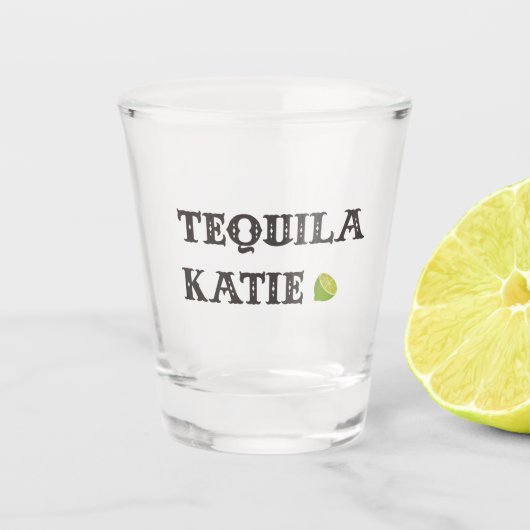 Tequila Katie Shot Glass Shot Glas (Voorkant)