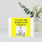 TEQUILA-liefhebbers Briefkaart (Staand voorkant)