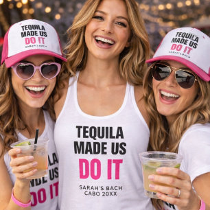 Tequila Liet Ons Dwaas Dingen Doen   Bruidsmeisjes Tanktop
